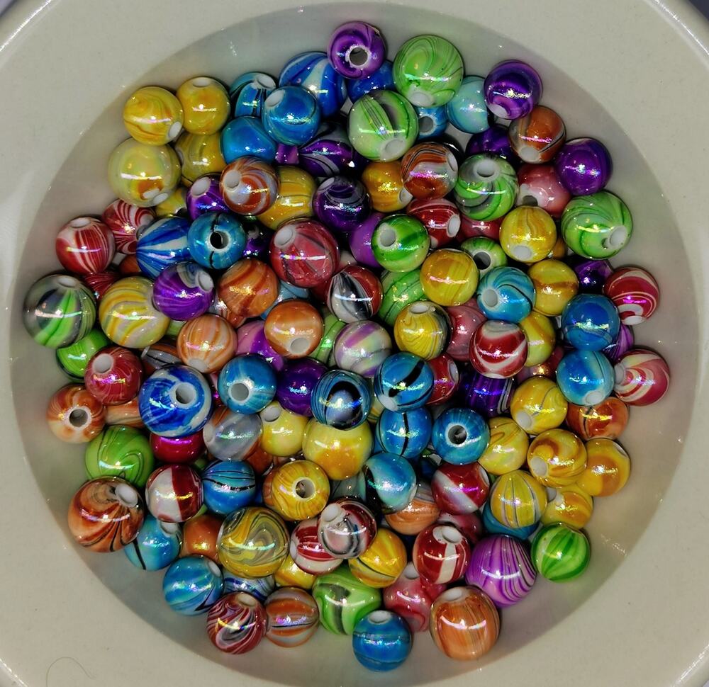 COLORFUL CRAFT AND BEAD SAMPLER - BEAUTIFUL SWIRLS